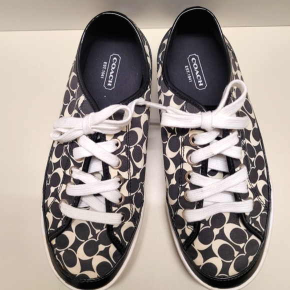 COACH Monogram Sneakers - Picture 4 of 10